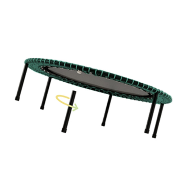 Mini-trampoline bellicon en édition limitée avec élastiques Mint et pieds vissés.