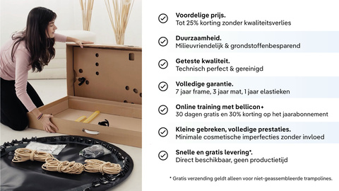 Alle voordelen van een gereviseerde bellicon in één oogopslag.