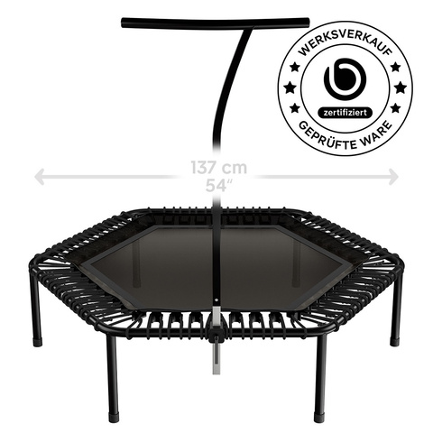 bellicon Minitrampolin mit 137 cm Durchmesser.