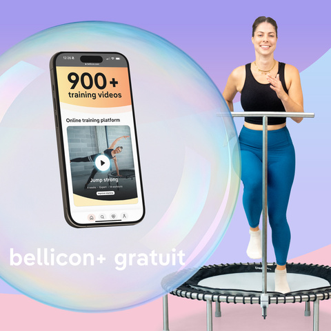 Femme s’entraîne sur le bellicon – Offre bellicon+ du Black Friday Month.